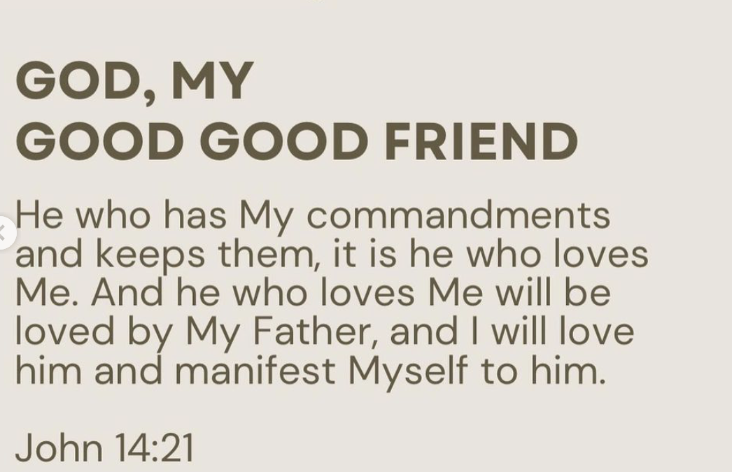 God, My Good Good Friend